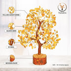 Yellow Aventurine Crystal Tree - Chakra Stones - Crystal Tree of Life - Crystals and Stones - Holistic Gifts for Women - Spiritual Room Decor - Gemstone Tree - Crytals and Gemstones - Good Luck Gifts