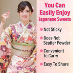 YAMASAN KYOTO UJI Japanese Sakura Mochi Candies, Real Traditional Cherry blossom Rice Cakes, 300g/10.58oz, Japanese Snacks, Japanese Candy, Individually Wrapped