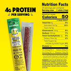 Lorissa's Kitchen Beef Jerky Mini Sticks, Premium Grass Fed & Finished, Original Jalapeño Flavor - 4g Protein, On the Go Snacks, Free from Top 9 Allergens, Non-GMO, Gluten-Free, 0.5 Oz (24 Count)