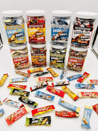 Baklava Sticks Minis, Peanut Butter Cream Crispy Phyllo Dough, 15.6 oz (40 Pieces) (FULL JAR 40 minis, Peanut Butter)