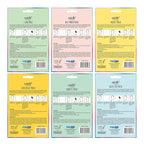 Epielle Animal Character Sheet Masks 6 Pack, Moisturizing & Hydrating Face Mask with Hyaluronic Acid & Fruit Extract, Korean Skin Care, Girls Spa Party Favors, Sleepover, Self Care Gifts for Women