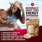 Zen Ginseng Powder - 4 oz. Bag of American Wisconsin Ginseng - Non-GMO, Gluten Free - for Soups, Teas, Coffee, Juices, Smoothies and Baking.