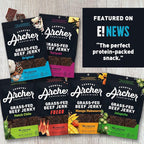 Country Archer Grass-Fed Beef Jerky - Beef Jerky Snack Pack, Beef Jerky Bulk, Individual Beef Jerky Pack, Protein Snack, Country Archer Beef Jerky, Gluten Free, Paleo - Mango Habanero, 2.5 oz (4 Pack)